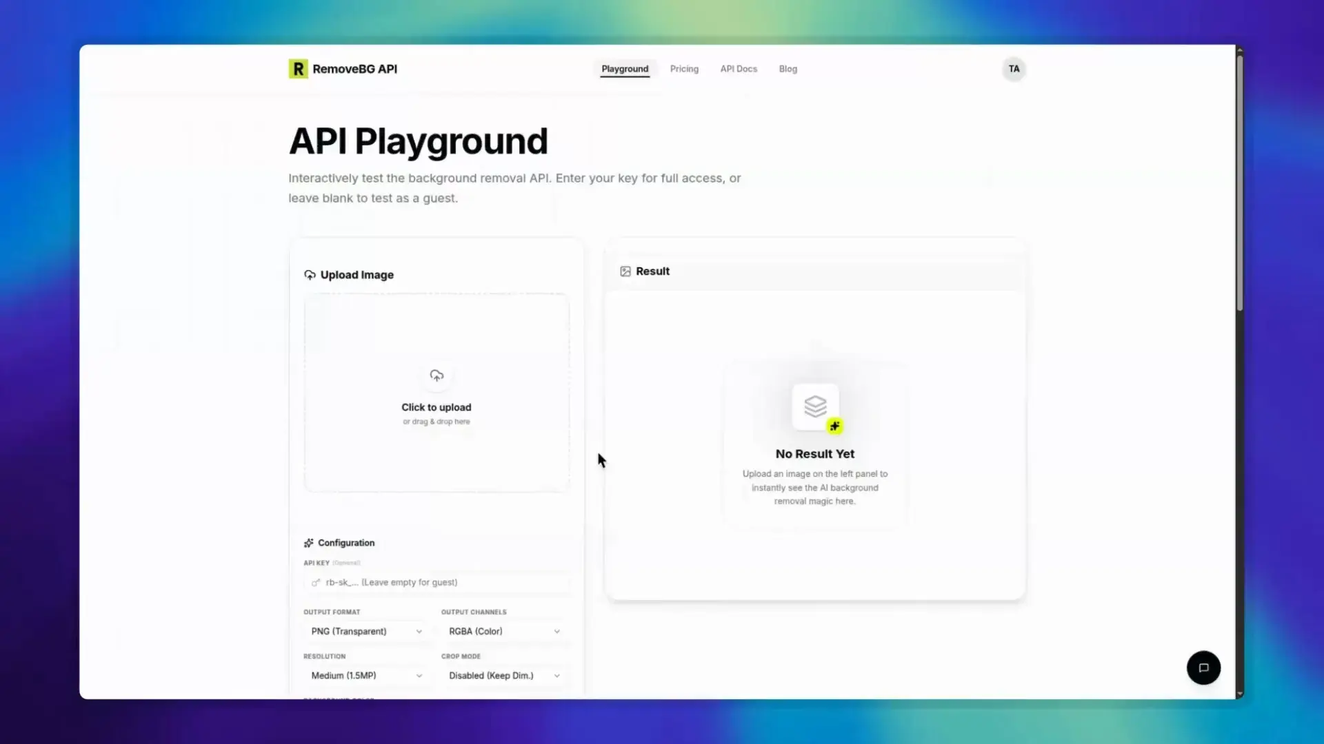 RemoveBG API Video Demo Thumbnail